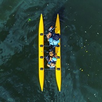 Pédalo durable à une pédale, hydrocycle, vélo aquatique gonflable pour deux personnes, aquabike pour les loisirs sur le lac