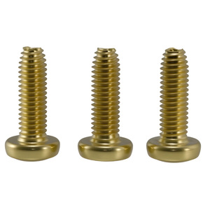 Pan Head <b>Copper</b> Plated <b>Screws</b> M5 16mm Metric Standard Thread National Standard - Product Image 3