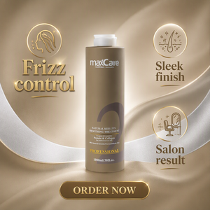 Traitement à la kératine Maxcare Salon, traitement lissant et de lissage des cheveux, traitement brésilien pour cheveux secs et abîmés, traitement capillaire <span class=keywords><strong>Tanino</strong></span> - Product Image 2