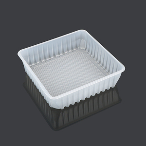 Nacho Sandwich Candy <strong>Large</strong> <strong>Plastic</strong> White Fast Food square <strong>Tray</strong> - Product Image 6