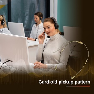 Metal <b>Wired</b> Headset <b>Microphone</b> for Speech 70Hz-16kHz Professional Condenser <b>Microphone</b> Made in Taiwan - Product Image 4