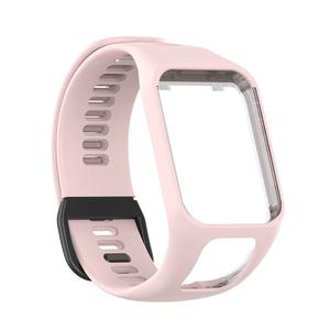 Bracelet de remplacement en caoutchouc sport pour <span class=keywords><strong>TomTom</strong></span> <span class=keywords><strong>Runner</strong></span> 2/3 Music Spark 3 Bracelet de montre en silicone intégré - Product Image 4