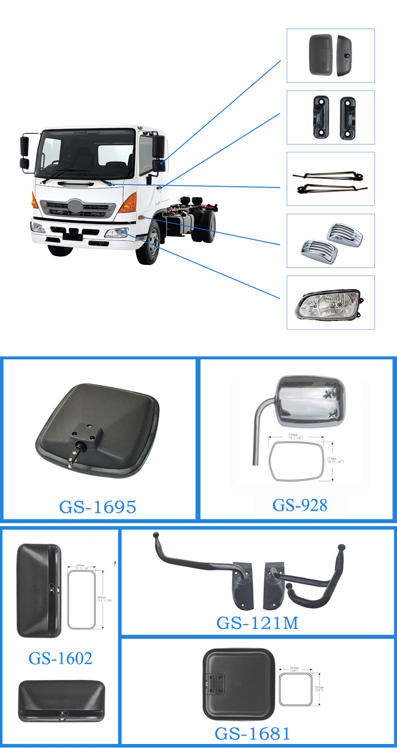 Mirror MC922840 for Hino 700 Truck - High-Quality OEM