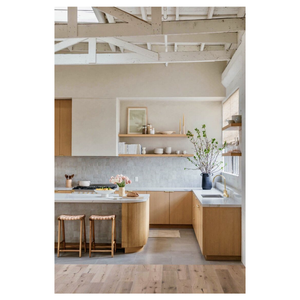 Armoire de cuisine en bois massif <span class=keywords><strong>George</strong></span> Shaker de CBMmart, armoire de cuisine sur mesure - Product Image 1