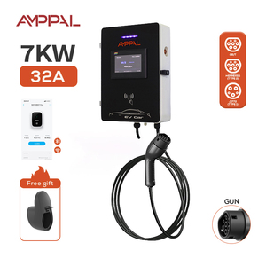 Nouveau chargeur EV Wallbox 32A 7kW du fabricant Télécommande systèmes Android et IOS Station de <span class=keywords><strong>recharge</strong></span> pour <span class=keywords><strong>voiture</strong></span> <span class=keywords><strong>électrique</strong></span> montée au sol - Product Image 1
