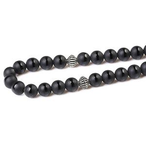 Gioielli musulmani pietra di agata nera naturale una linea perline perline di preghiera islamica 33 Misbaha Tasbih arabo subaha tesbih <span class=keywords><strong>rosario</strong></span> perlina - Product Image 3
