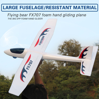 FX707 version élargie améliorée assemblage de grande taille aile fixe EPP mousse modèle d'avion planeur à main enfants avion jouets