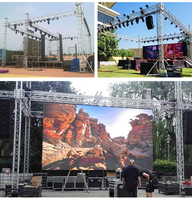 Stand de Iluminación para DJ, Estructura de Exhibición Móvil para Exteriores, Soporte de Pared para Video LED, Estructura de Escenario para Bodas