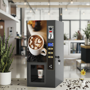 Máquina Expendedora <span class=keywords><strong>de</strong></span> Café Automática <span class=keywords><strong>Dispensador</strong></span> Comercial <span class=keywords><strong>de</strong></span> Café Instantáneo Operada con Monedas - Product Image 6