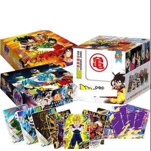 Juguete De Goku Dragon Saiyan Paper Collect Playing SR Trading Character Game Card SSR Anime Tarot Cards Genshined <span class=keywords><strong>Impact</strong></span> - Product Image 1