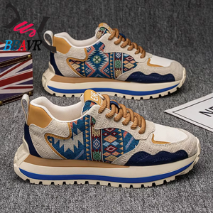 Zapatos Deportivos Casuales para Hombre, Primavera-Otoño 2025, Modernos, Estampados y Bordados, con Suela Gruesa y Aumentadora de Altura, de Malla Transpirable - Product Image 2