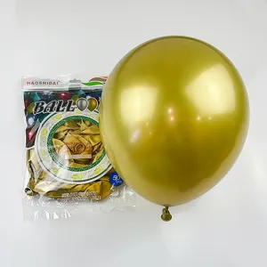 Großhandel 12 Zoll Globos Ballons 2,8g aufblasbare Helium Latex Chrom Luftballons