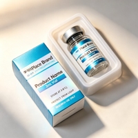 Étiquettes personnalisées imprimées en couleur CMJN pour flacons, autocollants adhésifs pour bouteilles de beauté en verre de 3 ml et 10 ml, emballage sur plateau en plastique