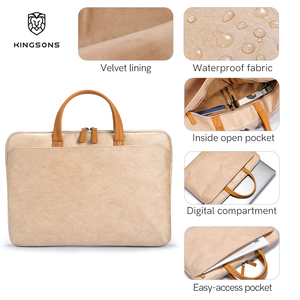 Túi xách laptop chống nước bền chắc màu xanh lá cây 15.6 inch, mẫu mới <span class=keywords><strong>2025</strong></span>, dành cho doanh nhân, có ngăn đựng pin dự phòng và sạc, có thể tùy chỉnh - Product Image 4