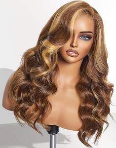 วิกผมหยิกธรรมชาติสีออมเบร13x4วิกผมด้านหน้าลูกไม้วิกผมเปรูคลื่นน้ำสำหรับผู้หญิงผิวดำ - Product Image 2