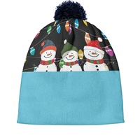 Bonnet de ski en laine multi-panneaux pour Noël, respirant, imperméable, ajustable, unisexe, pour adulte, taille personnalisée