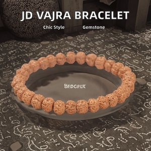 Bracelet de méditation multi-couches JD style classique Vajra Bodhi Rudraksha, perles de prière Mala du bouddhisme tibétain, chakras, bracelet Bodhi - Product Image 2