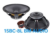 Haut-parleur de graves BM 15 pouces à aimant en ferrite, 600W, 8 ohms, bobine vocale de 3 pouces, subwoofer de haute qualité pour système audio de scène et DJ