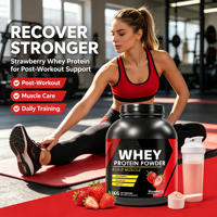 Supplément de protéines de lactosérum à haute teneur nutritionnelle pour le soutien musculaire, haute immunité, OEM