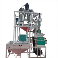 Moulin à farine de blé/maïs HAIYUN 5-10 tonnes, moteur en acier inoxydable 380V 20KW, faible coût d'entretien pour petites entreprises et usage domestique