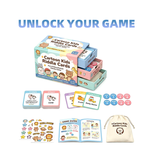 <span class=keywords><strong>Cartes</strong></span> <span class=keywords><strong>de</strong></span> <span class=keywords><strong>jeux</strong></span> éducatives pour enfants sans PA et sans plomb, en papier couché 350 g/m² avec pelliculage mat, écologiques et durables - Product Image 2