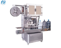 Machine d'étiquetage automatique électrique à haute vitesse pour manchons rétractables, avec contrôle PLC et tunnel de rétraction à vapeur/chauffage, pour bouteilles, canettes et verre de qualité alimentaire