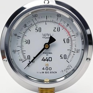 Manomètre en laiton 0-230 Psi 0-16 Bar DN15 Filetage 1/2 pouce Accessoire durable pour équipement de lutte contre l'incendie - Product Image 5