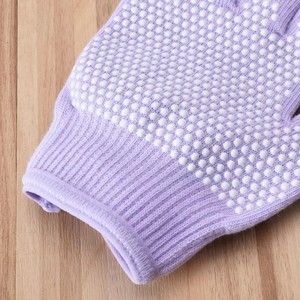 Guantes de Pilates sin Dedos Antideslizantes, Guantes de <span class=keywords><strong>Yoga</strong></span> Transpirables con Agarre de Silicona, Guantes de Gimnasio de Medio Dedo para <span class=keywords><strong>Bikram</strong></span>, para Mujeres - Product Image 2