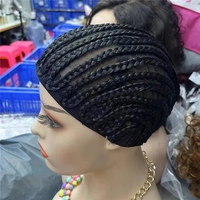 IRUIBEAUTY Bonnets de perruque tressés personnalisés à marque privée, économiques, pour tresses au crochet et tissage de cornrows