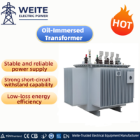 Transformateur de puissance immergé dans l'huile 500kVA 630kVA 750kVA 800kVA 1000kVA 6kV 10kV 11kV 400V 415V Triphasé CE Bobinage en cuivre Dyn11