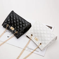 Sac à main en PU à chaîne carrée petite taille pour femmes, vente flash 2022, bandoulière chaîne, sacs messagers, sacs à main tendance, sacs à main de marque pour femmes - Product Image 2