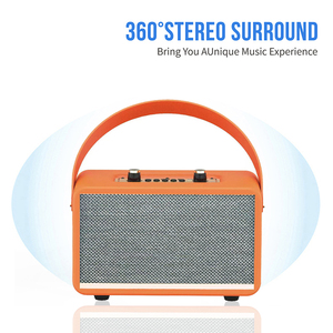 M001 M002 Altoparlante Bluetooth Retrò di Alta Qualità con Subwoofer, Cassa Acustica Wireless Portatile per <span class=keywords><strong>Musica</strong></span> - Product Image 2