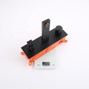 Design <span class=keywords><strong>de</strong></span> style populaire dans l'ensemble <span class=keywords><strong>de</strong></span> douche <span class=keywords><strong>mural</strong></span> poignée en laiton dissimulée robinet <span class=keywords><strong>de</strong></span> baignoire <span class=keywords><strong>mural</strong></span> noir mat - Product Image 6