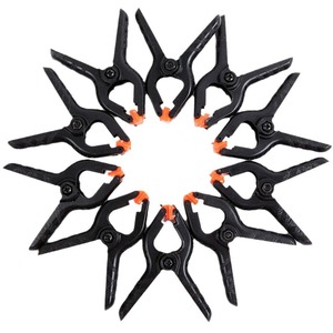 Pince de serrage en nylon pour le travail du bois, 2, 3, 4, 6, 9 pouces, clip à ressort en plastique pour fixation de fond photographique - Product Image 5