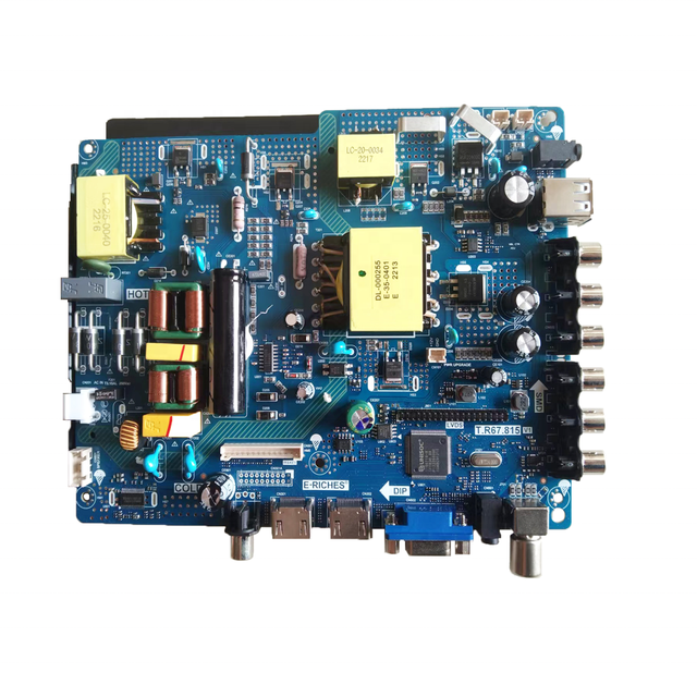 Hot Sell TR67.815 Universal Led TV Pcb Mainboard 138W Big Power Support 50 to 65 inches LED TV Mainboard software Inbuilt