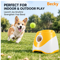 Vente en gros de jouets interactifs pour chiens, lanceur automatique de balles pour chiens, lanceur de balles de tennis électrique automatique pour chiens, jouet pour animaux de compagnie