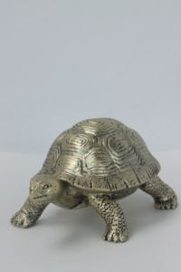 Estatuilla de <span class=keywords><strong>tortuga</strong></span> de resina personalizada, galvanoplastia, decoración del hogar y regalo, adornos artificiales de estilo Hada - Product Image 2