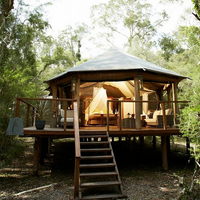 Tente de Camping Extérieure Personnalisée Meilleure Vente Étanche Coupe-Vent pour Glamping et Hôtels