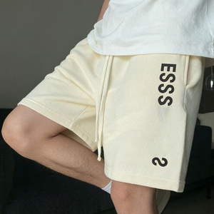 Pantalones cortos deportivos para hombre, oferta de verano, para gimnasio, fitness, entrenamiento, correr, con bolsillos con cremallera, corte recto y holgado. - Product Image 2