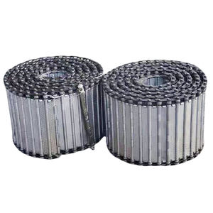 שרשרת מסוע שבבי פלדה חדשה, כבדה, בעלת צירים, עם לוחות קישור, למכונות מסעדות, כלי עבודה, גרוטאות מתכת - יעילות גבוהה - Product Image 4