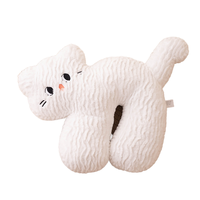 Boneka Hewan Lucu Gaya Baru Kelinci Buaya Monyet Bantal Lempar Bentuk Tidak Beraturan untuk Tidur Siang dengan Lapisan Jala yang Dapat Dicuci, Kemasan Kotak