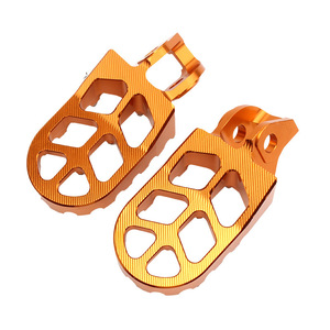 Pédales avant en alliage d'aluminium CNC Zuqing pour motocross SX125 250 SXF XCF 250 350 450 – Orange, Bleu, Noir - Product Image 4