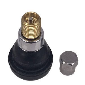 Valve de pneu tubeless TR413 à clipser, en caoutchouc, accessoire pour roue de voiture - Product Image 4