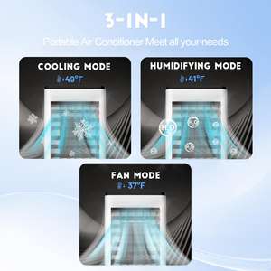 Raums chaukel motor Neues Modell <span class=keywords><strong>Design</strong></span> Gel Pack Körper Kunststoff Hersteller Tragbare Klimaanlage Mini Luftkühler Lüfter Klimaanlage - Product Image 5