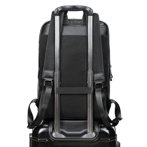 Custom Logo <b>Men</b> Business Travel <b>Backpack</b> <b>Leather</b> Laptop Bag <b>Backpack</b> <b>Men</b> Genuine <b>Leather</b> <b>Backpack</b> - Product Image 3