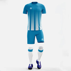 Seragam Sepak Bola Amerika Berkualitas Tinggi, Set Pakaian Sepak Bola Polos, Seragam Kustom Sublimasi, Jersey Sepak Bola Jaring Bolak-Balik - Product Image 2