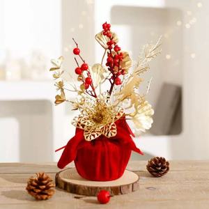 Hậu quả giáng sinh cắt cành trang trí tự làm trang trí cảnh trang trí không khí lễ hội - Product Image 6