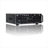 Penguat Daya Logam 200W + 200 Watt Buatan Cina Penguat Daya Berkualitas Tinggi
