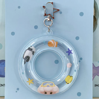 NOUVEAU Mini anneau de natation gonflable Porte-clés Pendentif anneau de natation personnalisé Porte-clés de sac