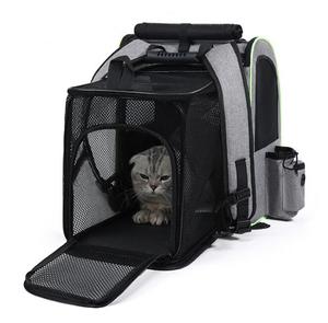 Sac à dos extensible pour animaux de compagnie, sac à dos pliable pour chat avec fenêtre respirante - Product Image 3